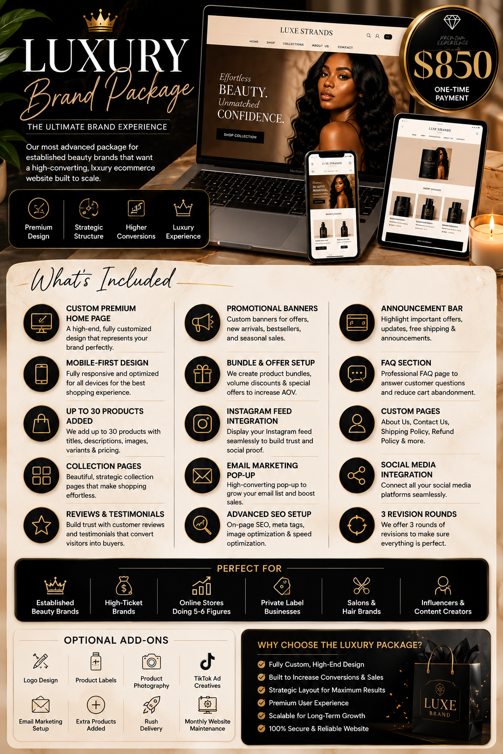 Luxury Brand Package